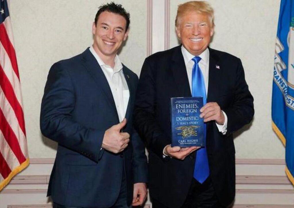 Carl Higbie with Trump